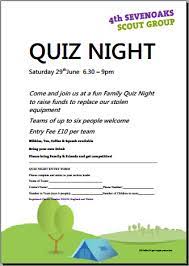 A) because it is closer to their heart. Family Quiz Night 29th June 4th Sevenoaks Scout Group