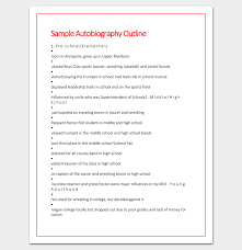 The best way to write a description of yourself is by thinking first and foremost about your target audience. Autobiography Outline Template Format Samples