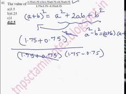 Tnpscaptitude Tamil Video 41 Video This Or That Questions Math