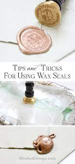How To Make A Wax Seal Diy Tutorial Blushed Design Wax Seals Diy Wax Seals Wedding Invitations Diy