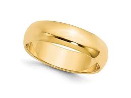 Rockford wedding rings are forged from solid gold, platinum and the highest caliber diamonds. Men S 6mm Half Round Gold Band E1633 Trabert Goldsmiths