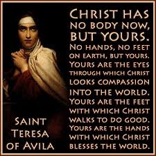 The volunteers in fort worth did just that, with more than 6,800. Catholic News World Catholic Quote To Share By St Teresa Of Avila Christ Has No Body Now But Yours No Hands No Feet On Earth But Yours