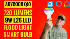 Aoycorc Br30 Rbgw 720 Lumen Wifi Smart Flood Light Bulb Works With Smart Life Alexa Google Home Iftt Youtube