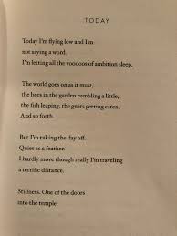 Mary Oliver Today Pretty Words Words Poetic Words