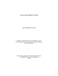 Ijazah sarjana muda perguruan dengan kepujian. Pdf Clinic Management System Shadrack Johnes Juniour Academia Edu