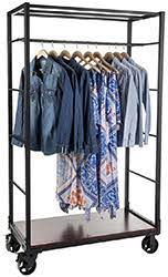 Type a radiant commercial garment rack collapses for compact storage. Retail Clothing Racks Garment Display Stands