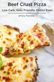 Beef Crust Pizza Recipe Pizza Crust Pizza Recipes Dough Recipes