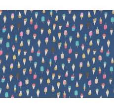 Designed by rae ritchie for dear stella, this cotton print fabric features the planetary system and its orbits and is perfect for quilting, apparel and home decor accents. Ice Cream Knit Regatta Harts Fabric