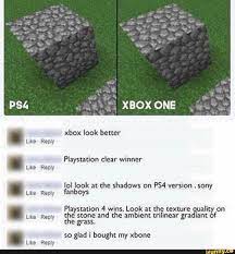 Luke Reply Playstation Clear Winner Like Reply Fanboys Playstation 4 Wins Look At The Texture Quality On Like Remy Me Stone And The Ambient Tnllnear Gradlant O Fanboys Ps4 Or Xbox