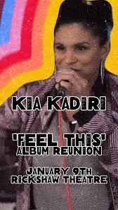 We just wanted to send a huge THANK YOU to @kiakadiri for putting together  her huge fam jam Feel This Album Reunion at @rickshawtheatre this past  Friday. It was such a nice