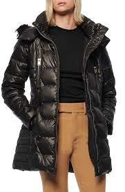 Pomona Faux Fur Trim Down Puffer Jacket Nordstromrack Marc New York Quilted Puffer Jacket Faux Fur Hood Trim