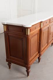 French Mahogany Louis Xvi Style Enfilade With Marble Top From A Unique Collection Of Antique And Modern Buffets At H Modern Buffet Louis Xvi Style Marble Top