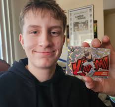 Successful Pull of Absolute Mega and Kaboom NFL Football Trading Card