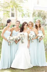 Cheap Chiffon Light Blue Bridesmaid Dresses Long Floor Ruched Wedding Party Dr Wedding Bridesmaids Dresses Blue Baby Blue Weddings Pale Blue Bridesmaid Dresses