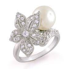 Pin By Frossy Labe On Dream Wedding Ideas Pearl Cocktail Ring Pearl Wedding Ring Pearl Engagement Ring