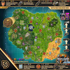 Fortnite season 7 map changes image new locations and unnamed. Squatingdog On Twitter Retweet Amp Tag A Friend Who Needs The Season 6 Week 5 Cheat Sheet For Fortnite Battle Royale S Battlepass By Thesquatingdog Asap Fortnite Fortnitebr Fortnitebattlepass Fortnitecheatsheet Don T Forget To Support A
