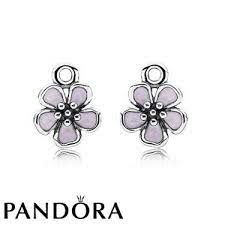 Pandora Pink Cherry Blossom Compose Earrings 80152 Jewelry Pandora Earrings Pandora Earring Charms Pandora Jewelry Bracelets
