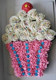 Creative Decorative Birthday Cake Designs For Adults Best Birthday Pull Apart Cupcake Cakes Recipe Pull Apart Cupcake Cake Cupcake Cakes Cupcake Birthday Cake