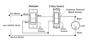 This arrangement allows for lowering the lights in a 3 way circuit. Wiring Diagram For Three Way Dimmer Switch