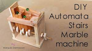 Diy Automata Stairs Marble Machine Woodworking Eps 4 Youtube Marble Machine Woodworking For Kids Wood Crafts