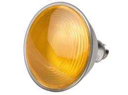 Philips Non Dimmable 13 5w Yellow Bug Light 40 Par38 Led Bulb Enclosed Fixture And Outdoor Rated 13 5par38 Per Yellow Nd Ulw G 120v Bulbs Com