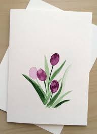 Learn the basics of color theory or find out how to sharpen a pencil with a knife. Easy Greeting Card Painting Designs Novocom Top