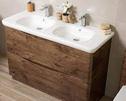 Browse our extensive range online today. The Bath People Eaton Redwood Bathroom Furniture Floor Standing Vanity Unit Soft Close Drawers With Round Resin Basin 1200mm Amazon Co Uk Kitchen Home