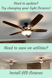 Updating Light Fixtures And Ceiling Fans With Led Ceiling Fan Light Fixtures Led Light Kits