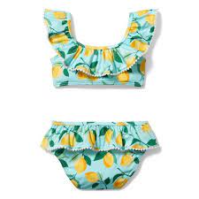 This item is for a 4x6in invitation (seen above). Girl Open Air Lemon Print Lemon 2 Piece Swimsuit By Janie And Jack