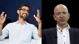 Billionaire jeff bezos steps down as ceo at amazon, a company that dominates. Google Ceo Sundar Pichai Breaks Silence On Former Amazon Ceo Jeff Bezos Flying Into Space