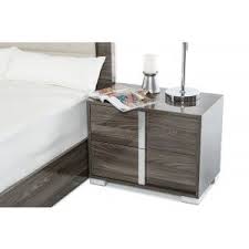 Modrest San Marino Modern Grey Nightstand Modern Grey Bedroom Grey Bedroom Set Bedroom Night Stands