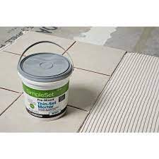 Maybe you would like to learn more about one of these? Custom Building Products Simpleset White 3 1 2 Gal Pre Mixed Thin Set Mortar Sttsw3 The Home Depot