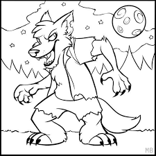 We have lots of halloween coloring pages at allkidsnetwork.com. Werewolf Coloring Page Coloring Home