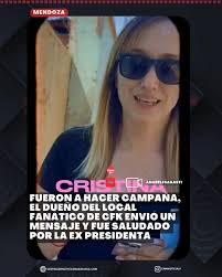 📍 Anabel Fernández Sagasti salió de campaña en Mendoza., 💬 Se cruzó con  un fanático de CFK que quiso mandarle un mensaje., 📱 Lo hizo en el  momento… y para sorpresa de todos, ¡Cristina respondió al ...