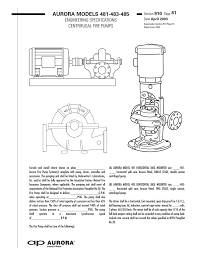 Aurora Fire Pumps Manualzz Com