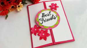 Birthday greetings for best friends follow pretty much the same three guidelines as buying a great gift: How To Make Special Card For Best Friend Diy Gift Idea Youtube