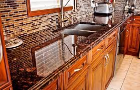 Tan kitchen cabinets with granite. Brown Granite Countertops To Render Kitchens A Rustic Look