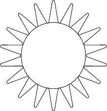 Outline of a happy sun by hit toon black and white outline of a cool sun character wearing shades and smiling #1053255. Sun Clipart Black And White Download Free Clipart Vector