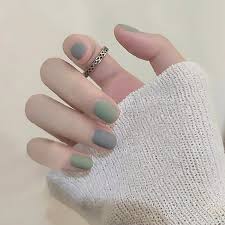 Inspired by the california coast, this nails down your spring break shade, inspiring road trips with the girls or sightseeing with your beau. Ting False Nails Nail Art 2020 French Light Green White Matte Manicure Artificial Tips Fake Nails Snapchat Tiktok Instagram Korean Shopee Malaysia