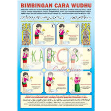 Do it before you go to school, during a break, or at lunch. Jual Poster Anak Muslim Bimbingan Cara Wudhu Kota Surabaya Kairos Collection Tokopedia