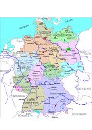 Topp 10 hostel i tyskland. Free Clipart Political Map Of Germany 2 Helm42