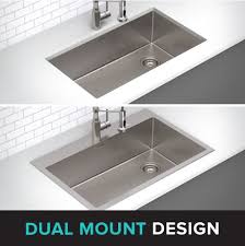 kraus loften all in one dual mount drop