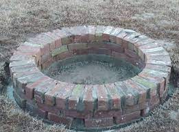 Simple fire pit from scattered thoughts of a crafty mom. Build Your Own Fire Pit In A Weekend For Under 200 Brick Fire Pit Outside Fire Pits Fire Pit Backyard