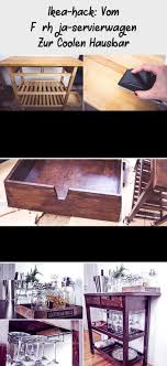 Ikea Hack Vom Forhoja Servierwagen Zur Coolen Hausbar Pinokyo Decor Home Decor Magazine Rack