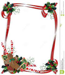 Christmas Cookies And Treats Border Free Christmas Borders Christmas Stationery Christmas Border