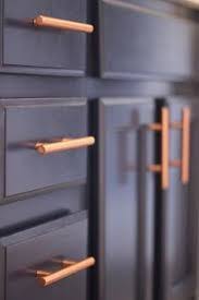 Black And Copper Kitchen Cabinets Image Result For Dark Grey Kitchens And Copper Handles Copper Bathroom Navy Cabinets Copper Kitchen