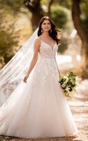 D2363 Modern Boho Wedding Dress By Essense Of Australia Find This Dress At Janene S Br Essense Of Australia Wedding Dresses Ball Gowns Wedding Wedding Dresses