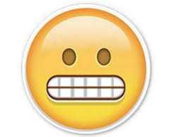 This pleading emoji has furrowed eyebrows, a small frown, and large, puppy dog eyes, as if begging or pleading. This Grimace Face Emoji Is Causing Awkward Conversations Make Sure You Re Using It Correctly Mirror Online