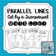 Parallel Lines Transversals And Angles Math Lib Distance Learning Math Math Interactive Notebook Angles Math