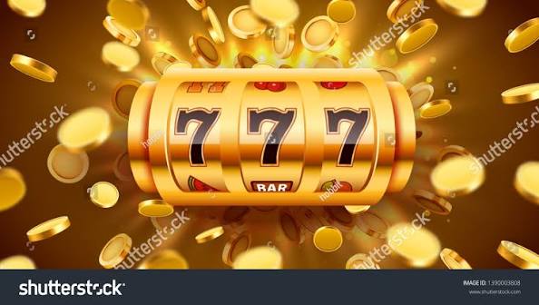 Golden Slot Machine Flying Golden Coins Stock Vector (Royalty Free)  1390003808 | Shutterstock